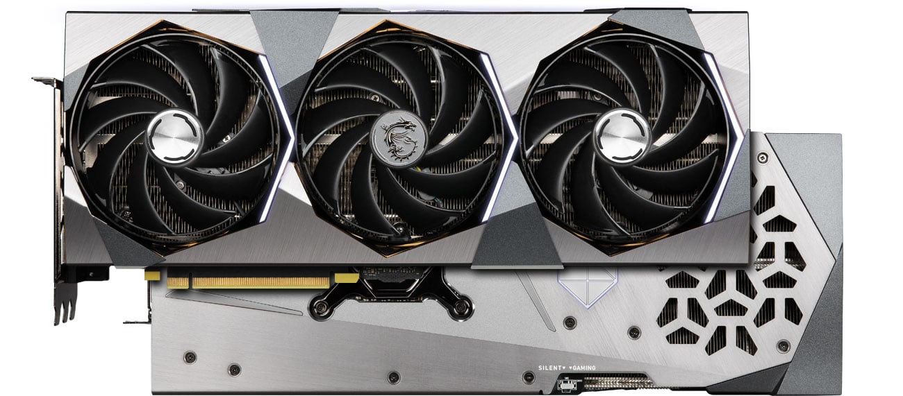 Охлаждение MSI GeForce RTX 4070 Ti SUPRIM X