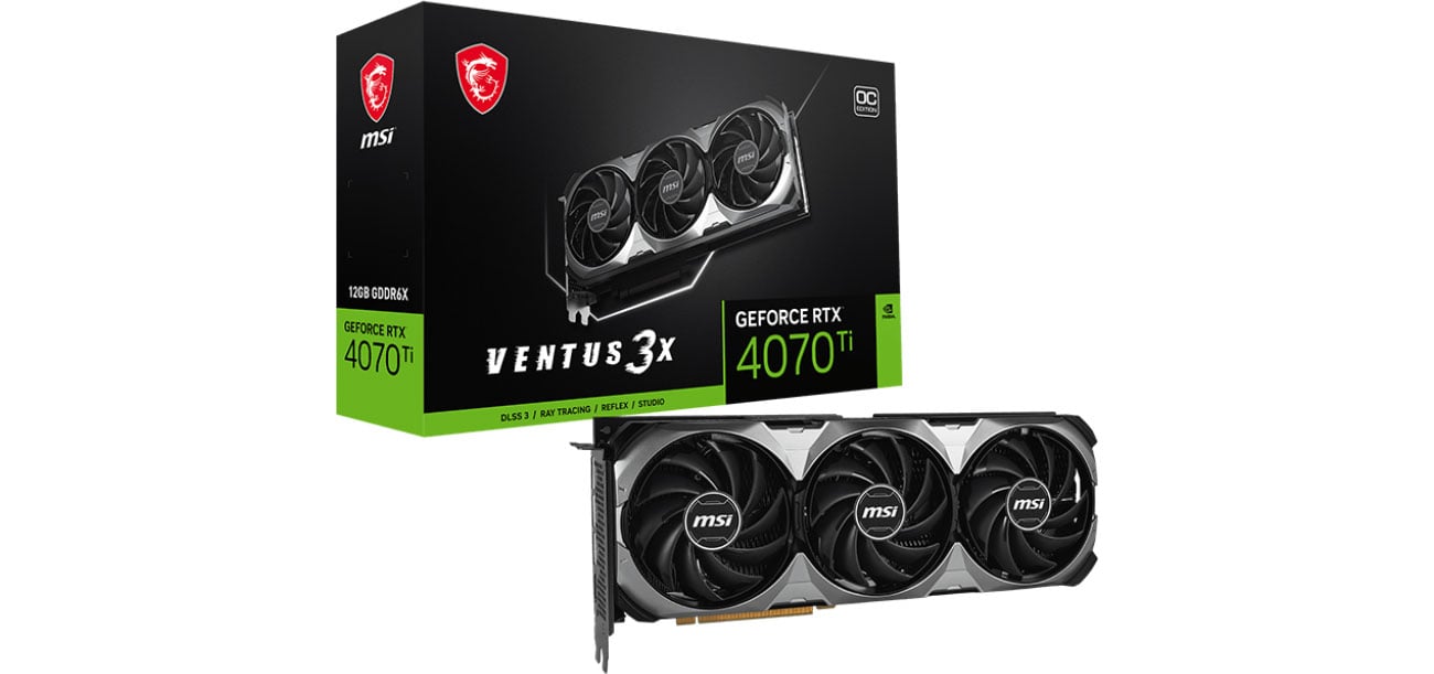 MSI GeForce RTX 4070 Ti VENTUS 3X E1 OC 12 ГБ GDDR6X