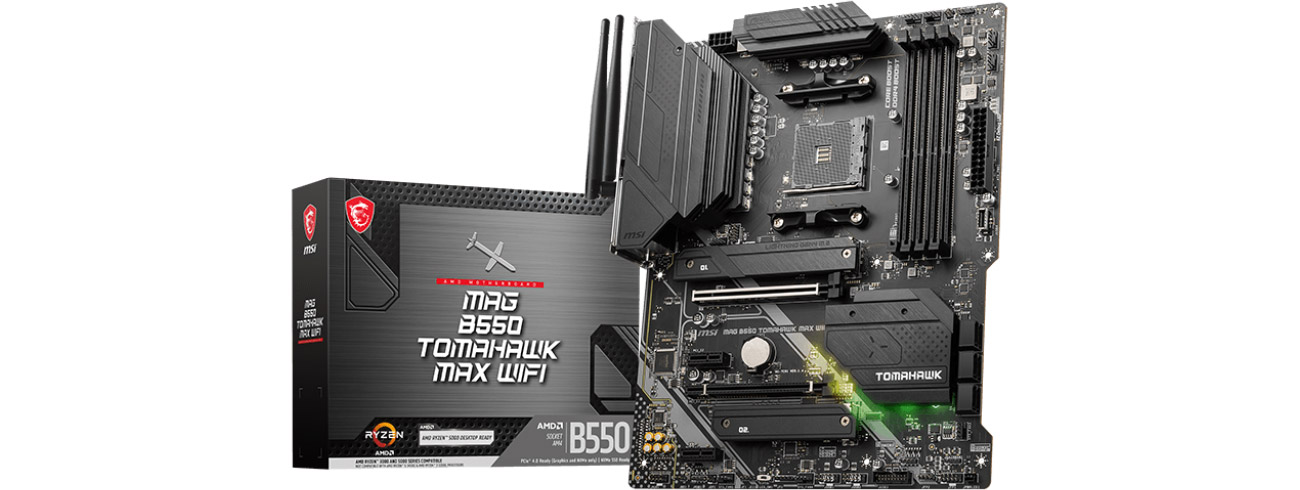 Коробка материнської плати MSI MAG B550 TOMAHAWK MAX WIFI