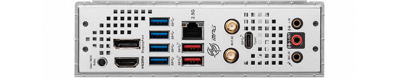 Порти MSI MPG Z790I EDGE WIFI