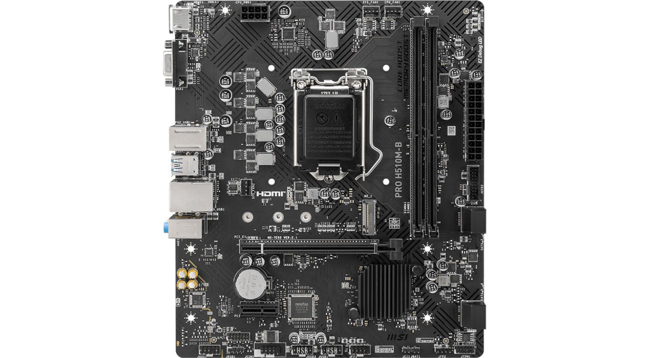 MSI PRO H510M-B Power