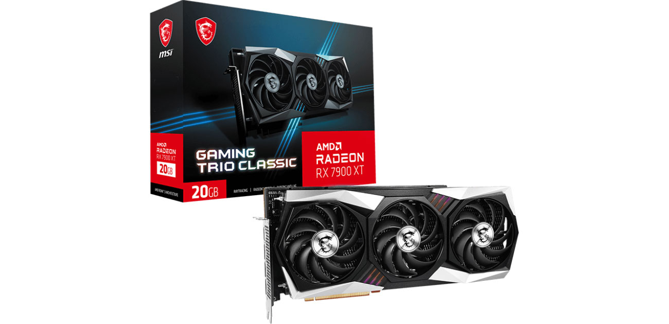 MSI Radeon RX 7900 XT GAMING TRIO CLASSIC 20 ГБ GDDR6