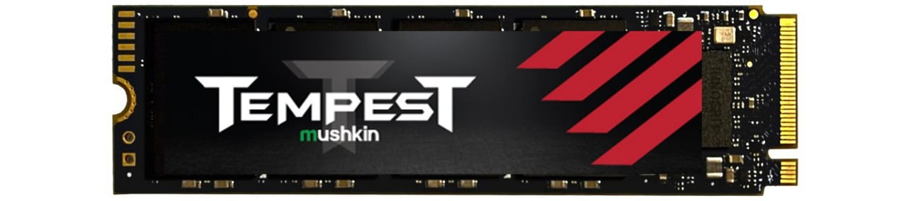 Mushkin Tempest M.2 PCIe NVMe SSD – вид спереду