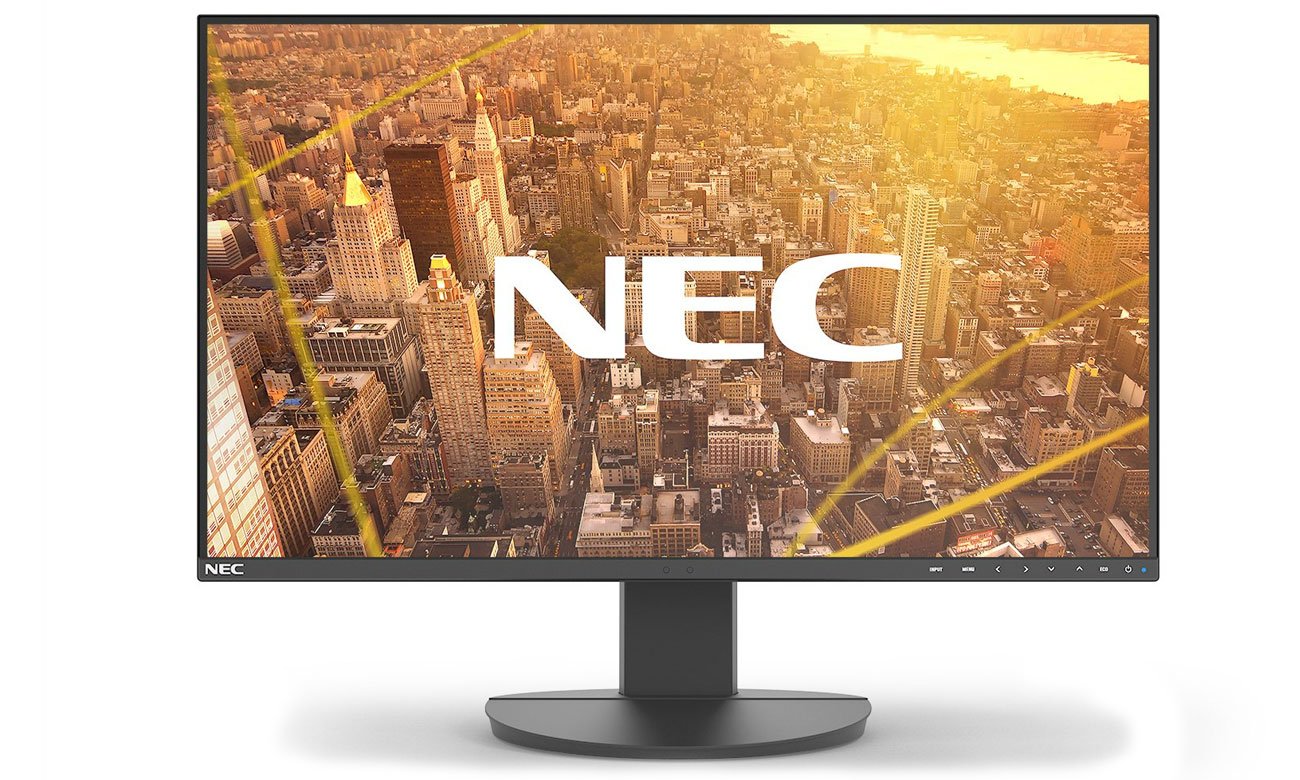 LED монитор 23.8 Nec MultiSync EA272F черный