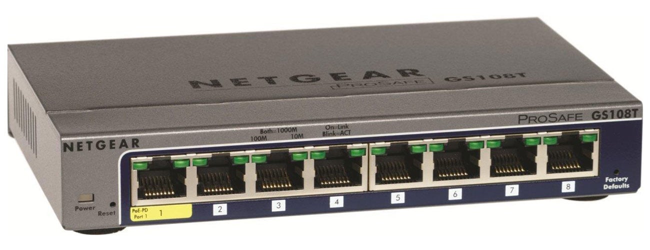 Коммутатор Netgear 8p GS108T-200GES