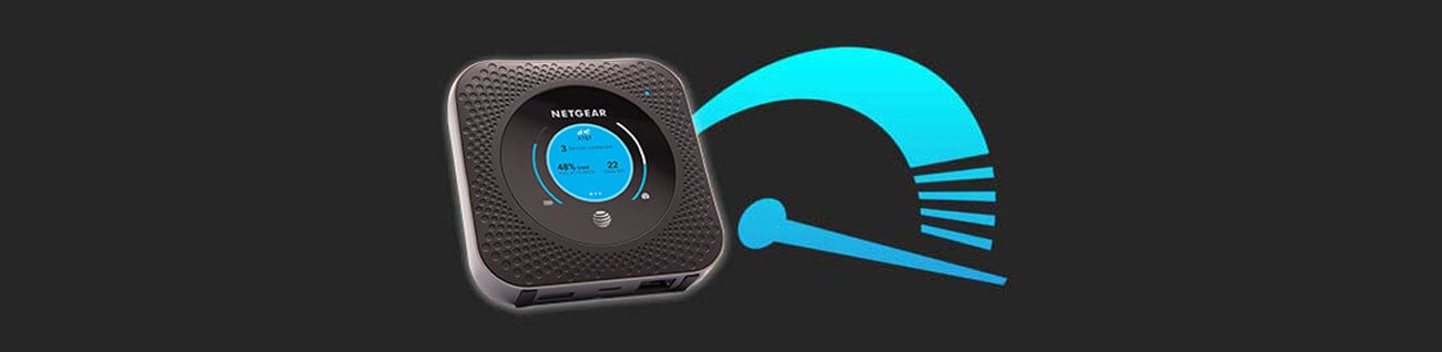 Скорость соединения Netgear Nighthawk M1 Gigabit LTE