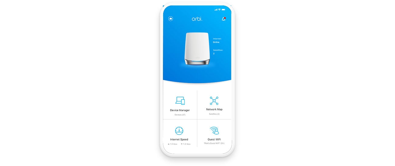 Меш-система Wi-Fi Netgear Orbi WiFi 6 RBK753 (4200 Мбіт/с a/b/g/n/ac/ax) 3xAP RBK753-100EUS