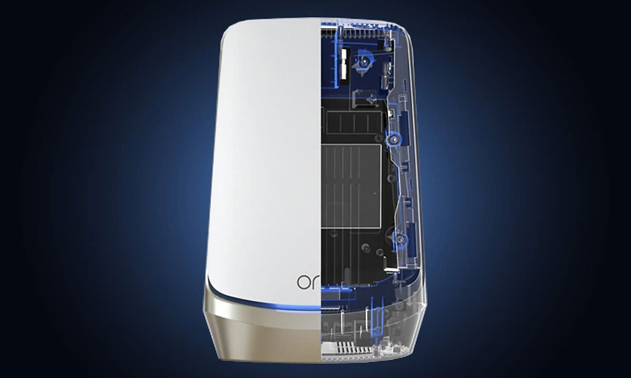 Интерьер устройства Netgear Orbi WiFi 6E RBKE962