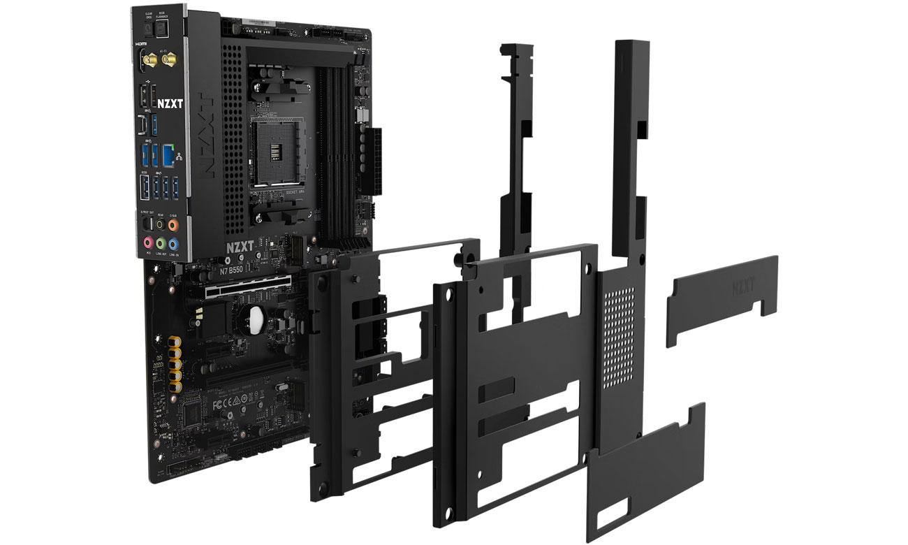 Чорний чохол NZXT N7 B550 WiFi