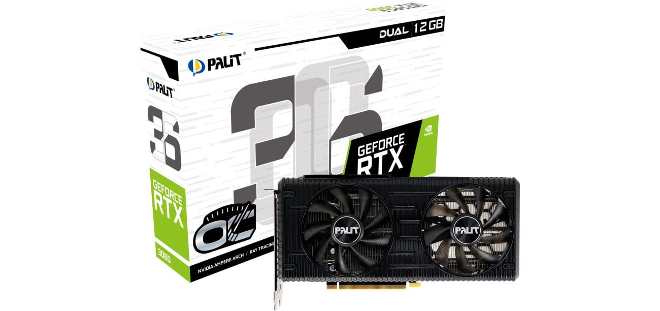 Palit GeForce RTX 3060 Dual OC 12GB GDDR6 NE63060T19K9-190AD