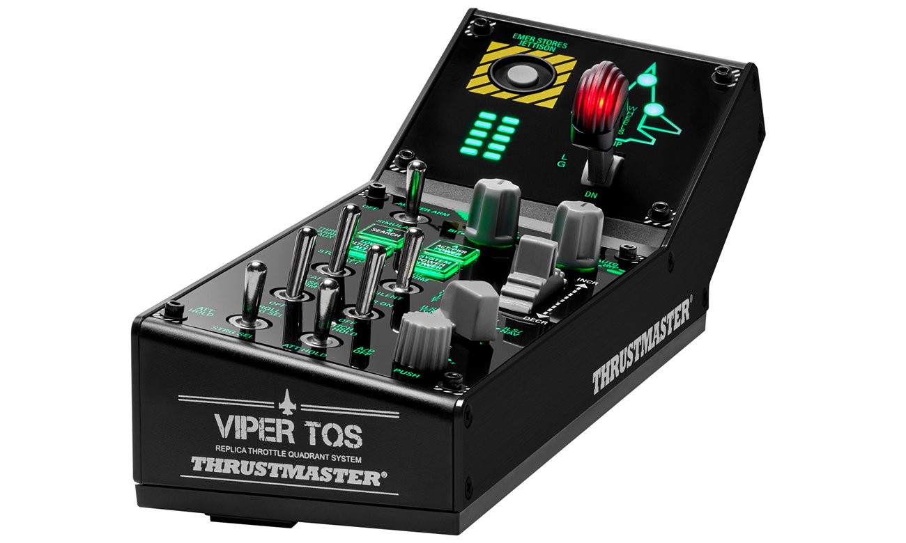 Репліка панелі Thrustmaster Viper - вид спереду під кутом