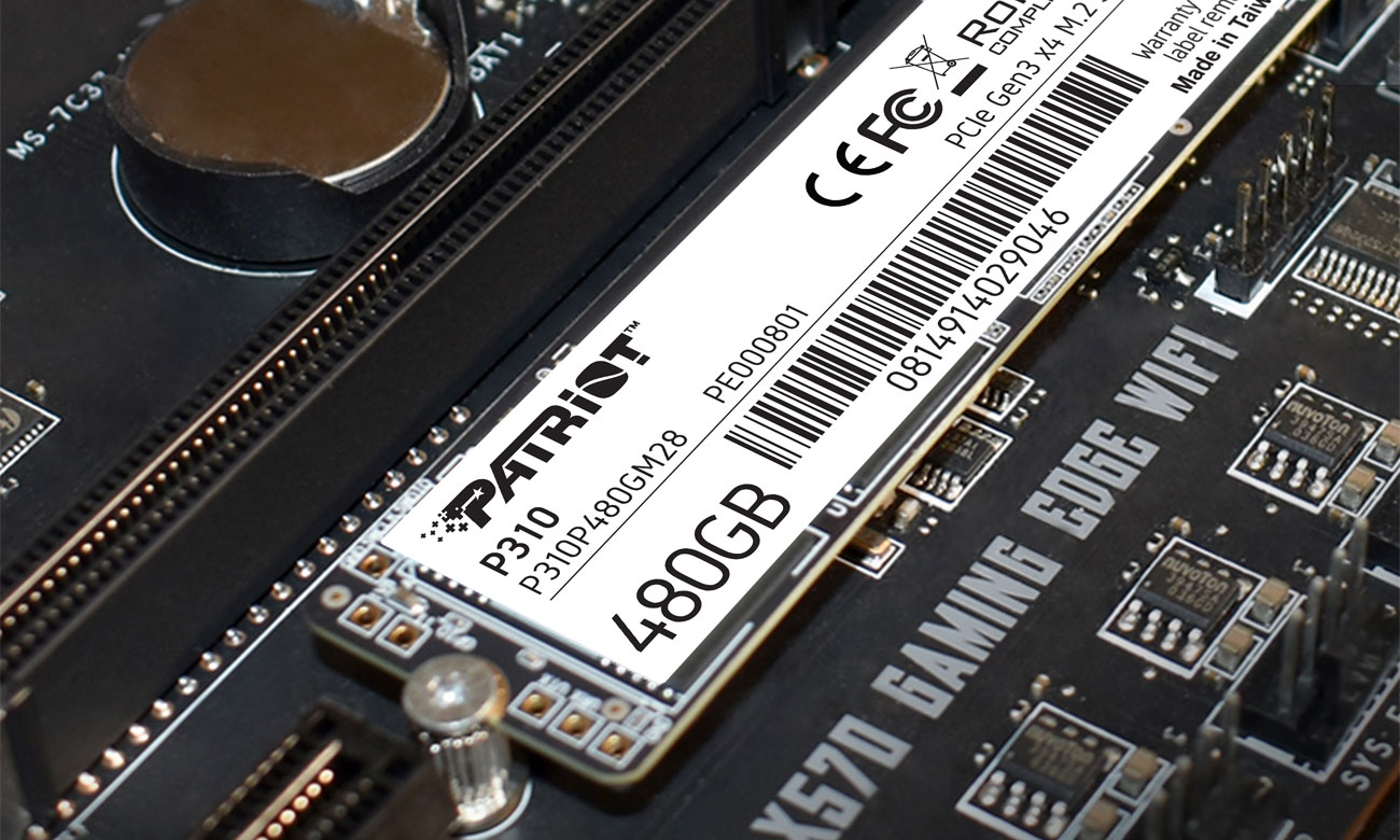 Patriot P310 480GB M.2 PCIe NVMe P310P480GM28