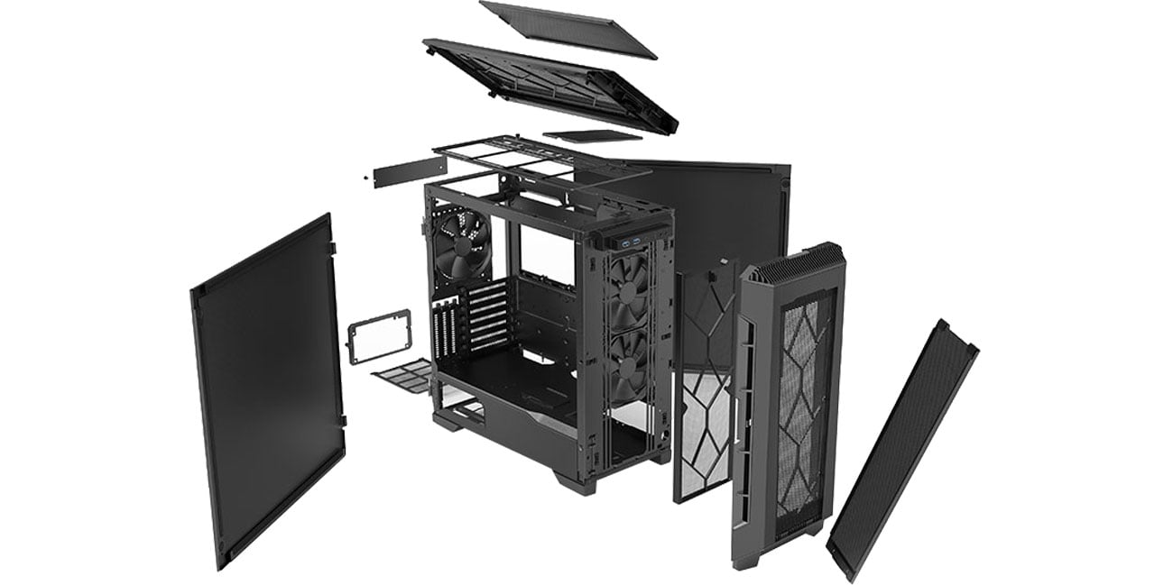 Phanteks Eclipse P600S TG Передний, задний