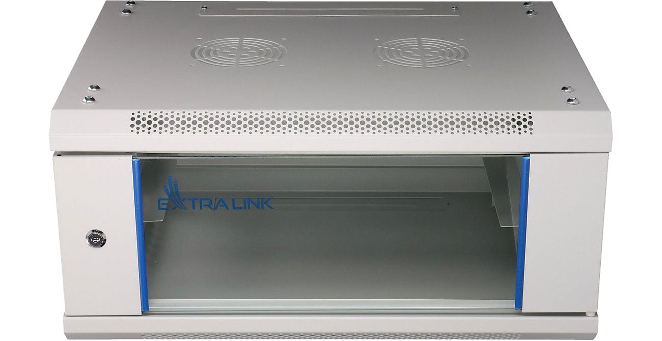 ExtraLink Підвісна шафа RACK 19'' 4U 600x450mm сірий EX.8536