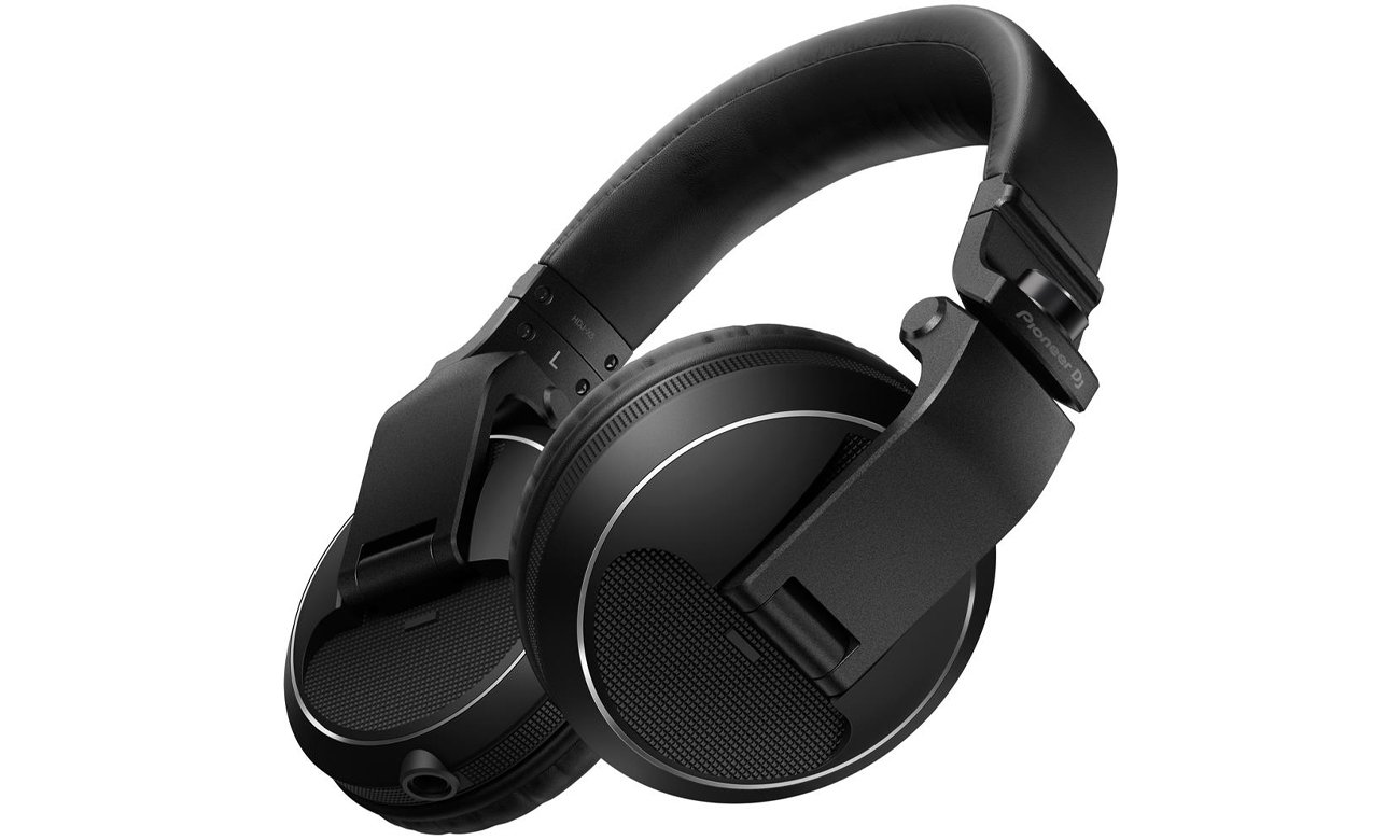 Навушники Pioneer HDJ-X5 DJ Headphones Black - вид спереду під кутом