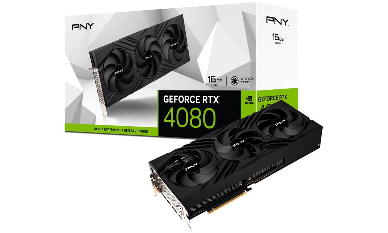 PNY GeForce RTX 4080 TF VERTO Edition 16 ГБ GDDR6X VCG408016TFXPB1