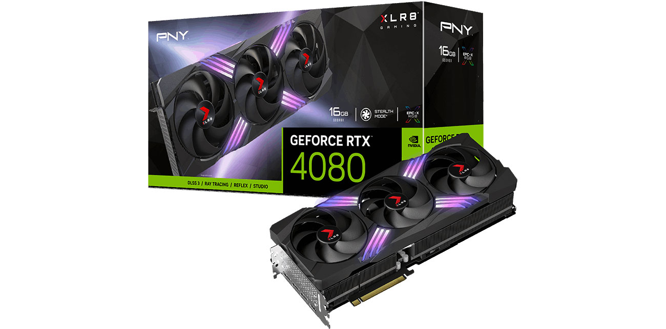 PNY GeForce RTX 4080 XLR8 Gaming Verto Epic-X RGB 16 ГБ GDDR6X