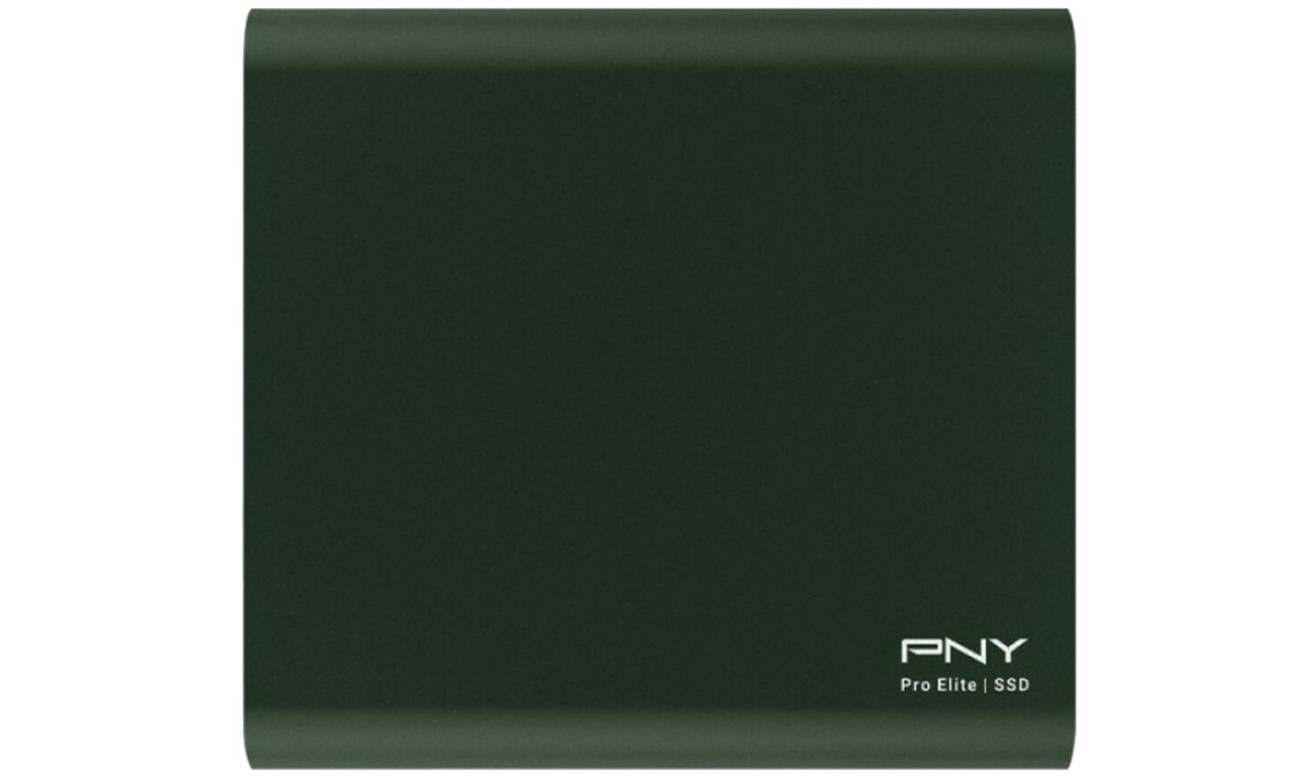 PNY Pro Elite CS2060 USB 3.2 Gen.2 Green - Вид спереди