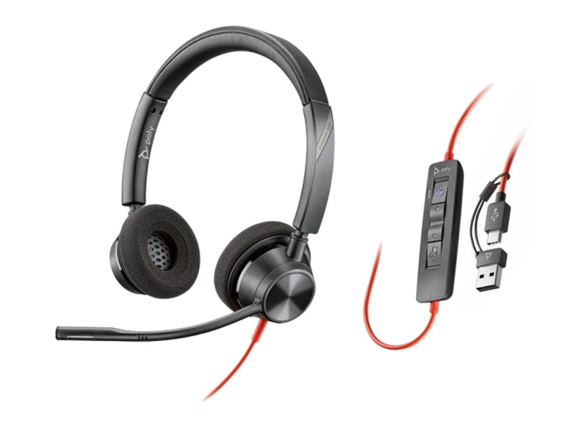 POLY Blackwire 3320-M Black (8X220AA)