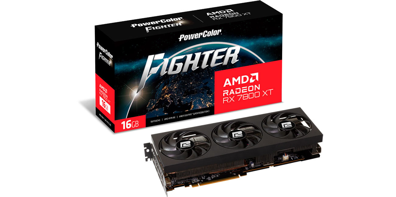 PowerColor Fighter Radeon RX 7800 XT 16 ГБ GDDR6