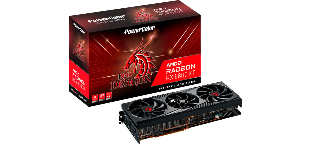 PowerColor Radeon RX 6800 XT Red Dragon OC 16 ГБ GDDR6