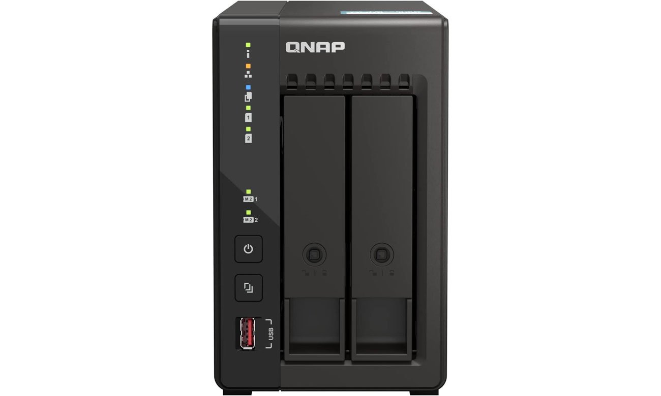 QNAP TS-253E-8G вид спереду