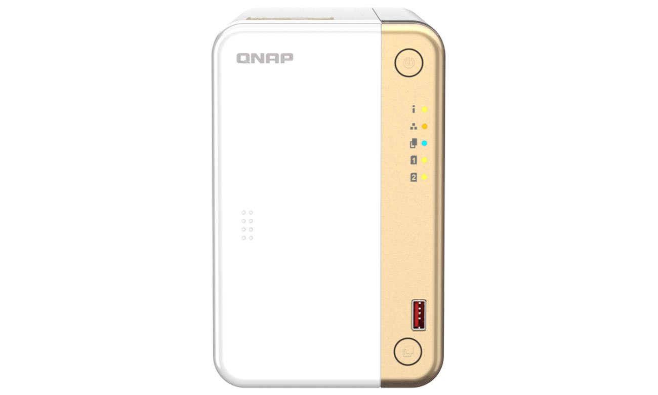 NAS QNAP TS-262-4G, вид спереди