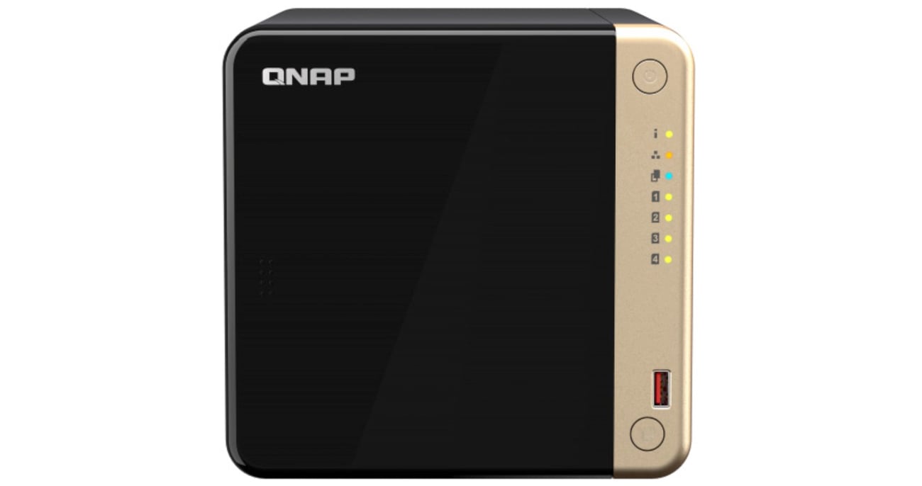 QNAP TS-464-8G вид спереду