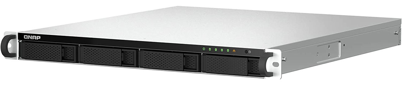 NAS-сервер QNAP TS-464U RACK – вид спереду та зліва