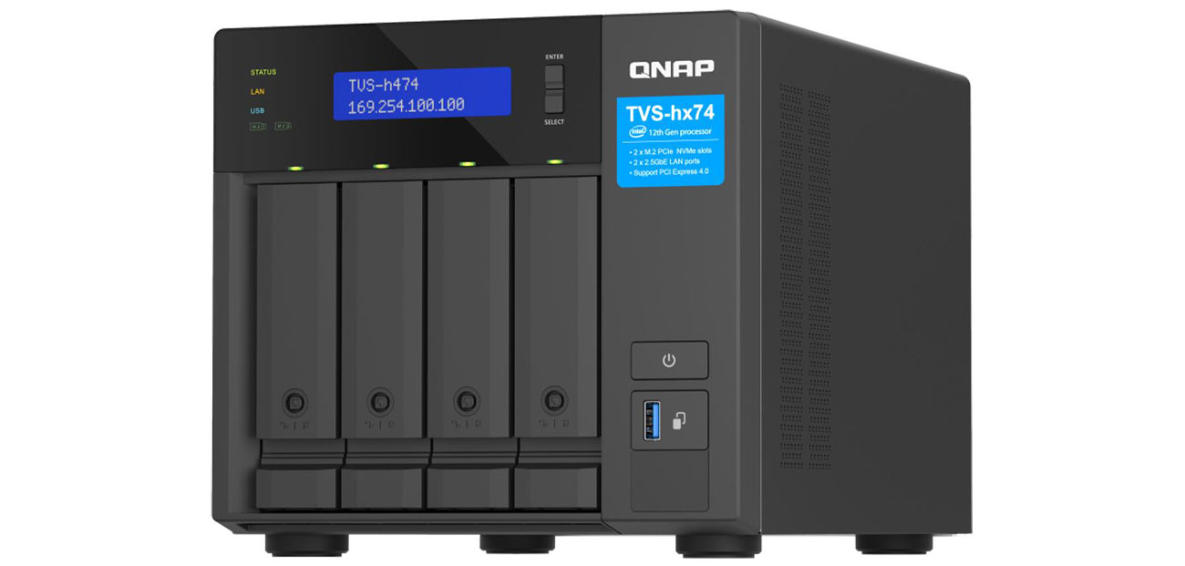 NAS QNAP TVS-H474-PT-8G