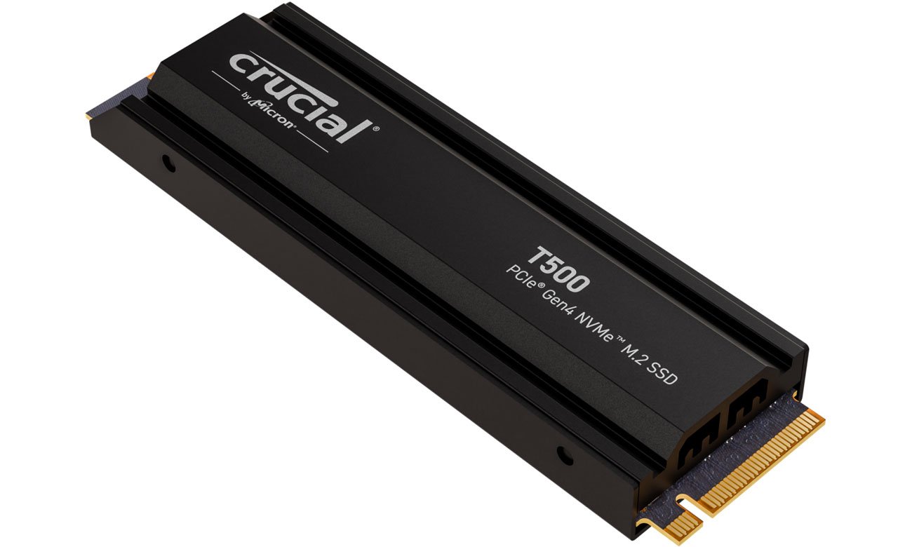 Радиатор Crucial 1 ТВ M.2 PCIe Gen4 NVMe T500