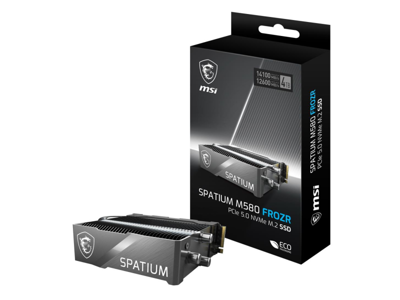 MSI 4TB M.2 PCIe Gen5 NVMe Spatium M580 (S78-440R110-P83)
