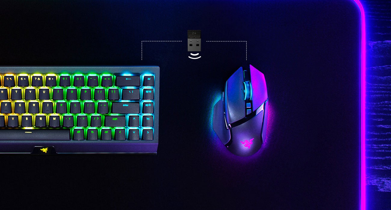 Беспроводное подключение Razer Basilisk V3 Pro