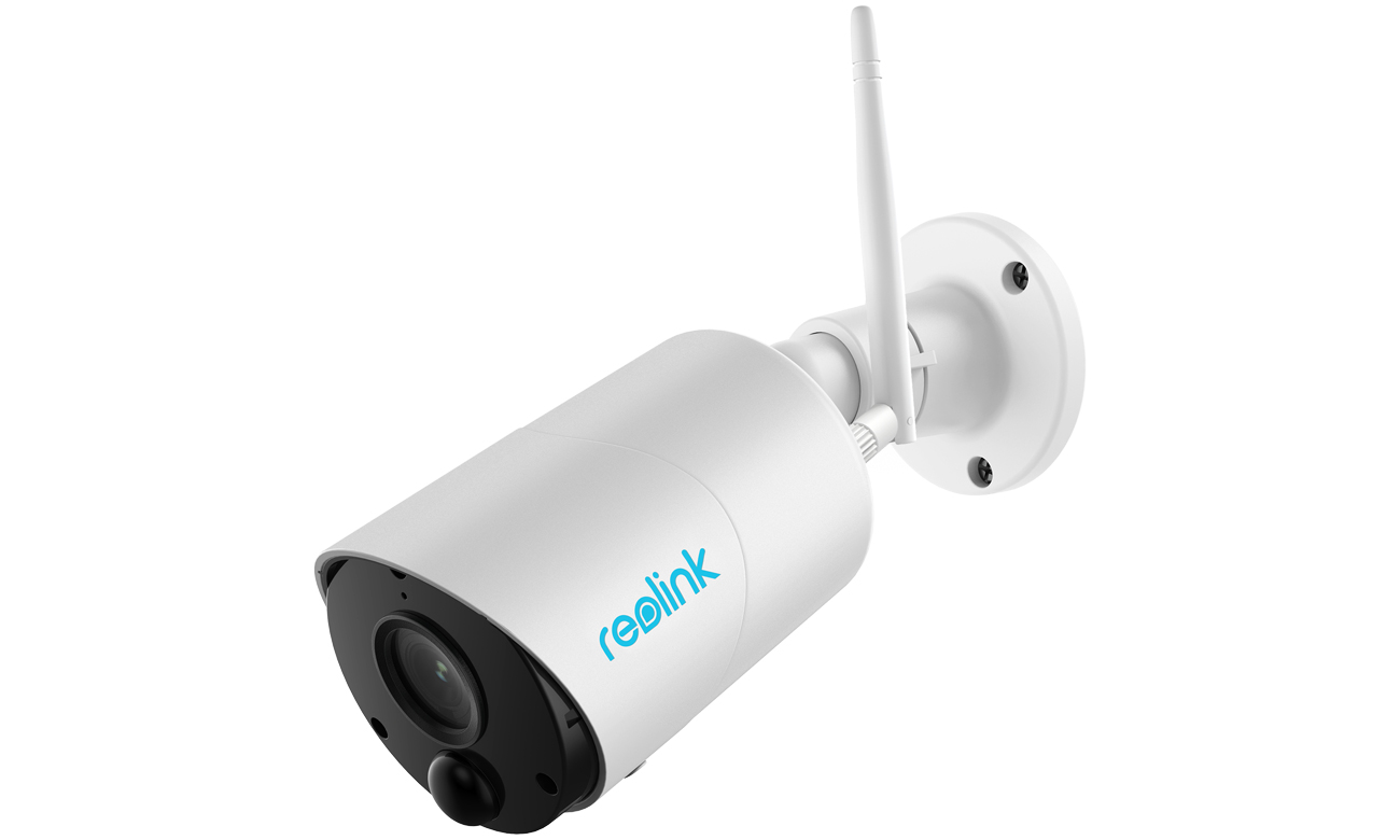 Reolink Argus Eco-V2 Wireless Outdoor Camera White - кутовий вид спереду