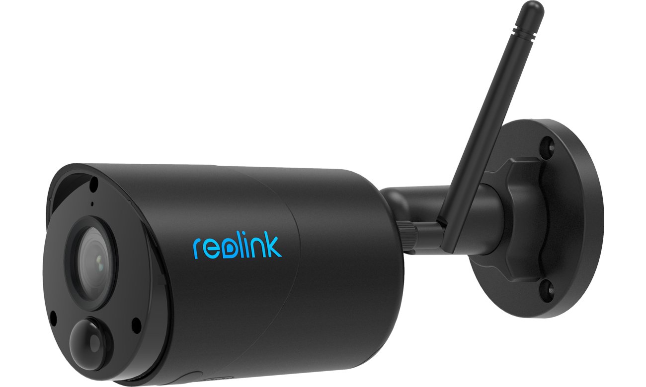 Reolink Argus Eco-V2 Wireless Outdoor Camera Black - кутовий вид спереду