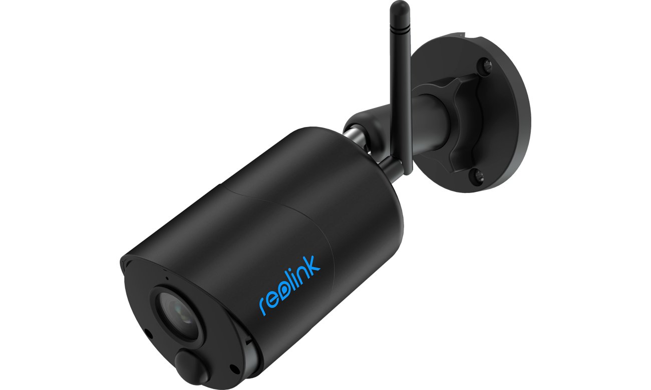 Reolink Argus Eco-V2 Wireless Outdoor Camera Black - кутовий вид спереду