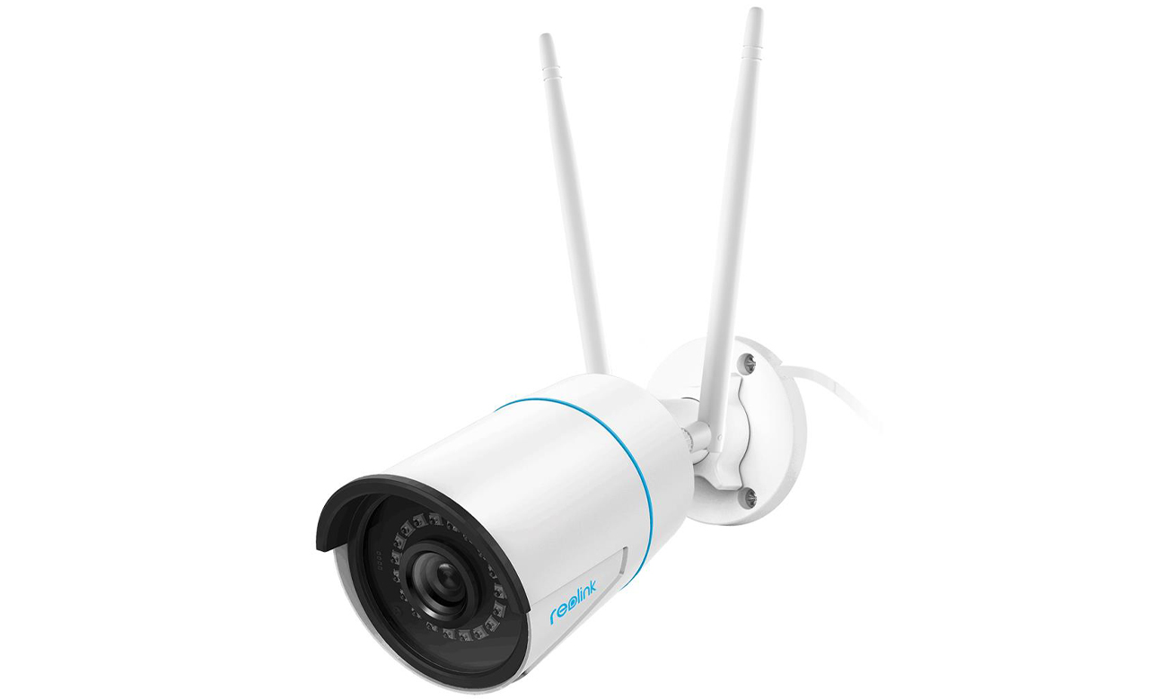 Reolink RLC-410W AI Smart Outdoor Camera White – угловой вид спереди