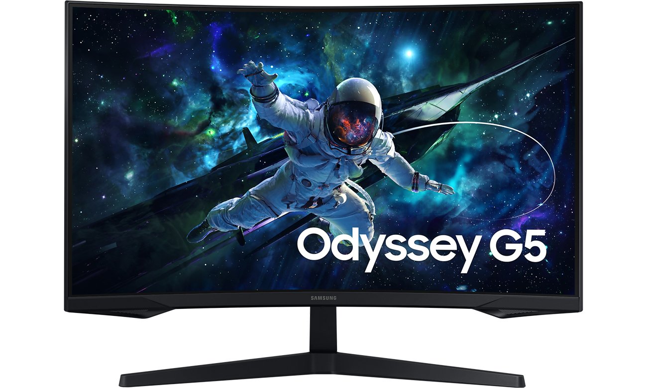 Samsung Odyssey G5 S27CG552EUX вид спереду