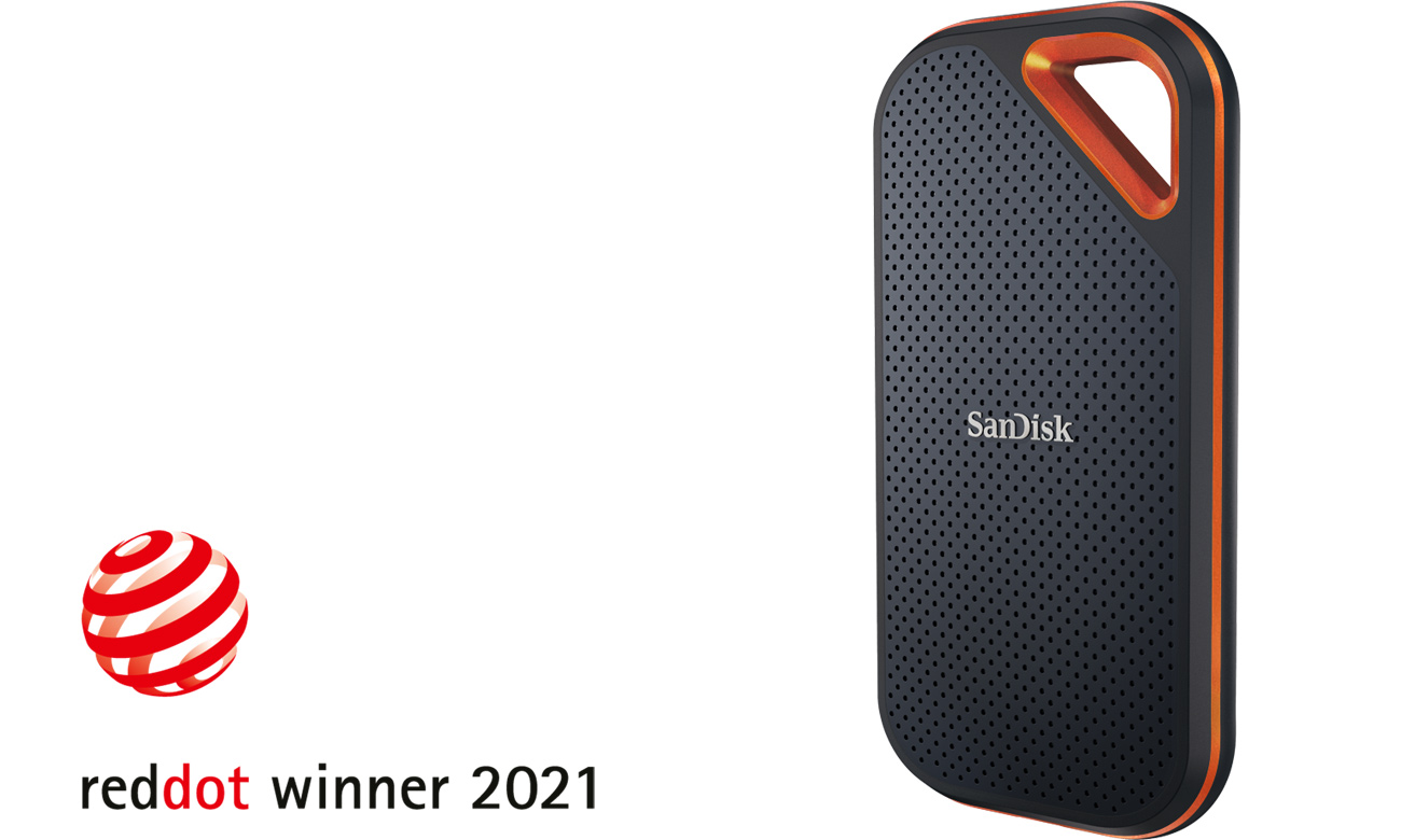 SanDisk Extreme PRO Portable V2 – переможець премiї Red Dot Design Award 2021