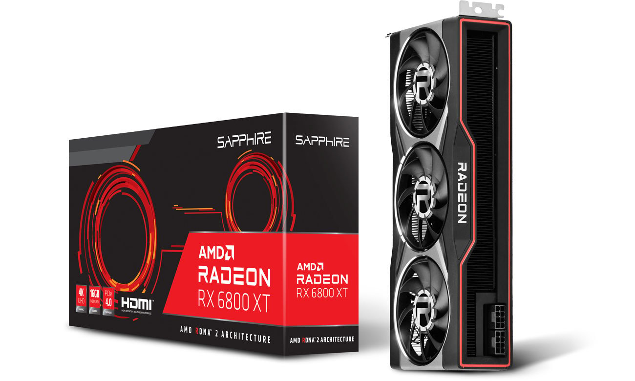 Видеокарта AMD Sapphire Radeon RX 6800 XT 16 ГБ GDDR6 21304-01-20G