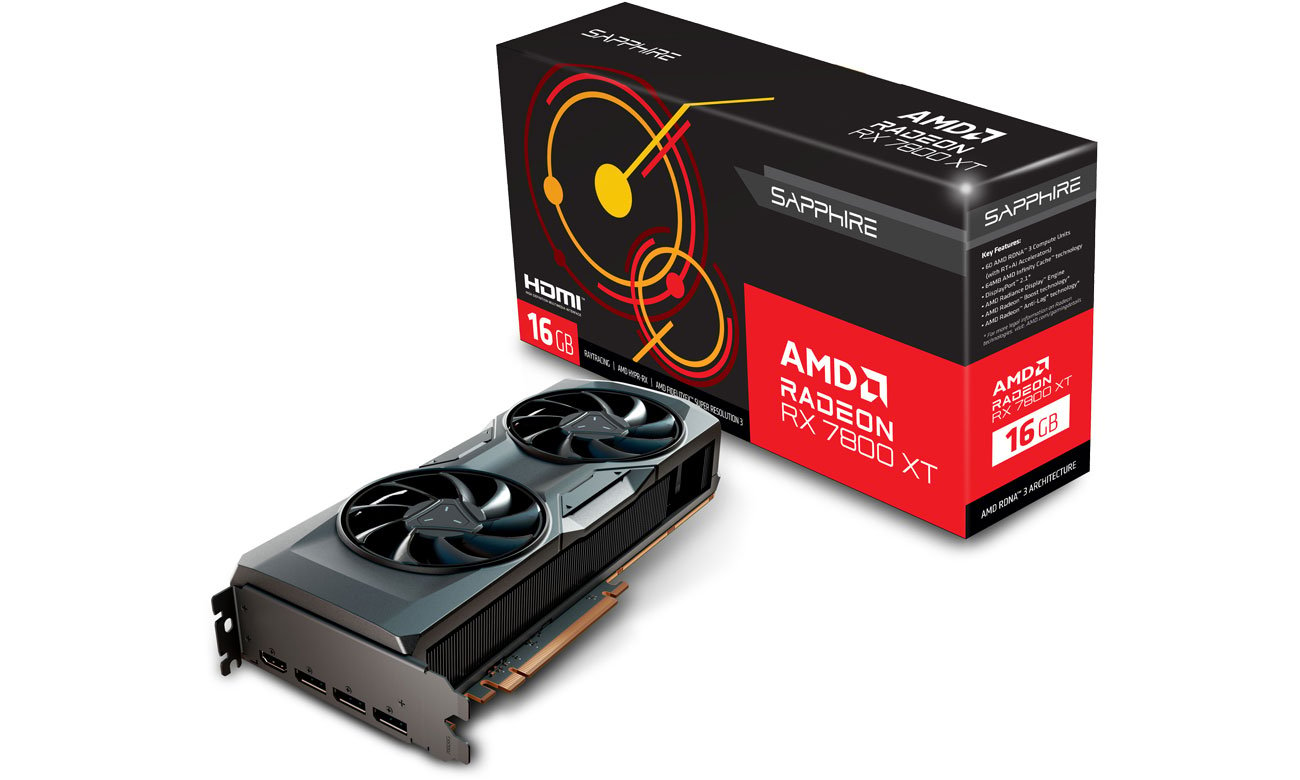 Sapphire Radeon RX 7800 XT GAMING 16 ГБ GDDR6