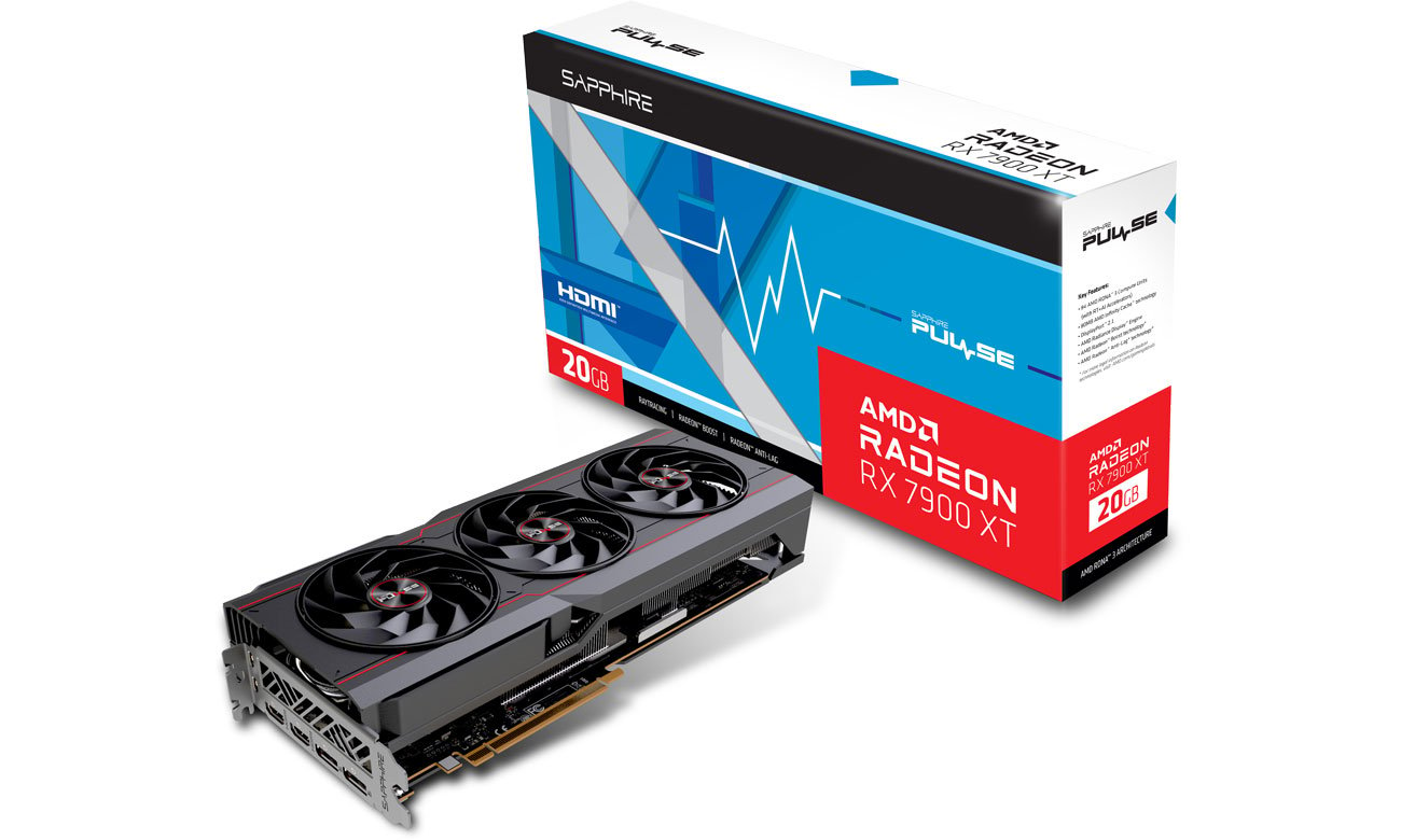 Sapphire Radeon RX 7900 XT PULSE GAMING OC 20 ГБ GDDR6