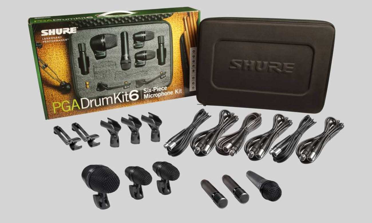 Расширенный набор ударных микрофонов Shure PGADRUMKIT6