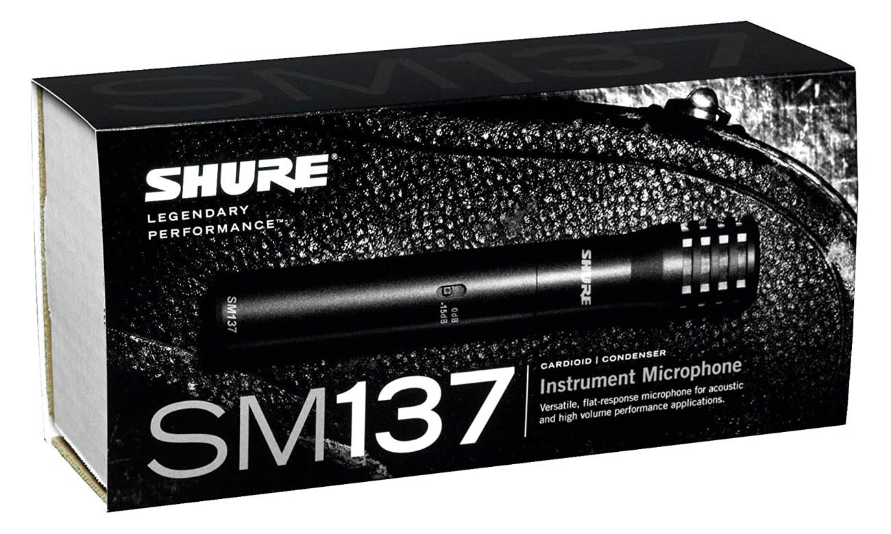 Професійний конденсаторний інструментальний мікрофон Shure SM137