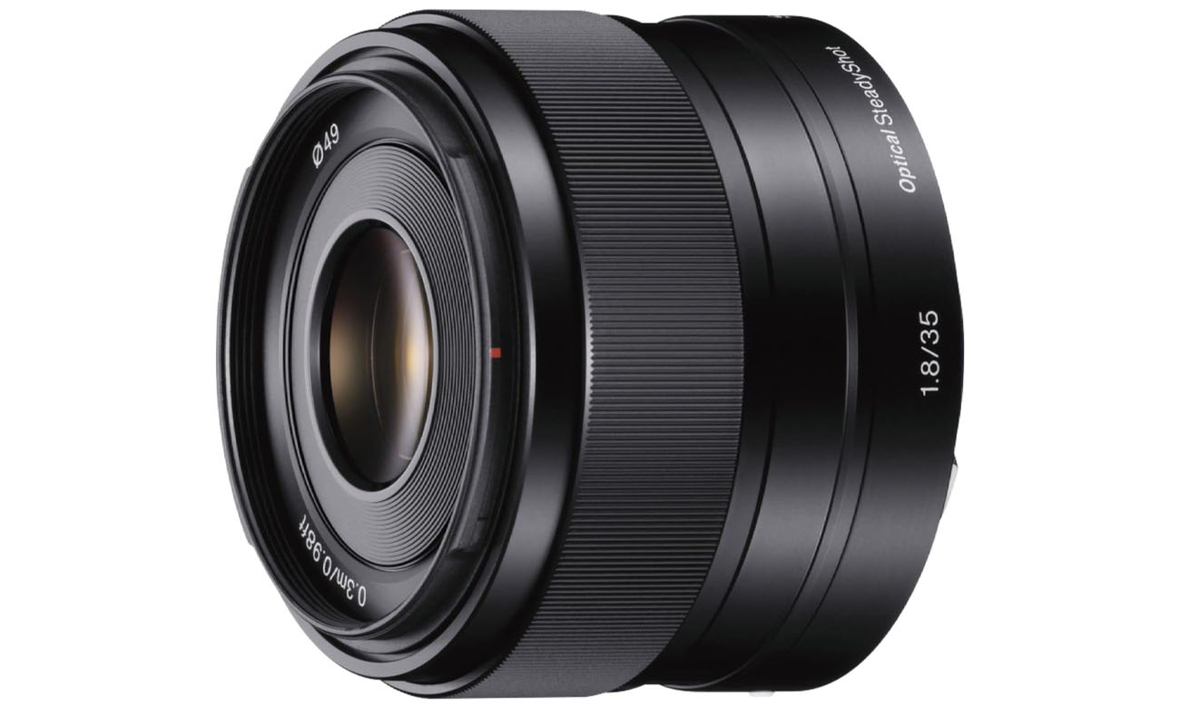 Объектив SonyE 35mm f/1.8 OSS с фиксированным фокусным размахом