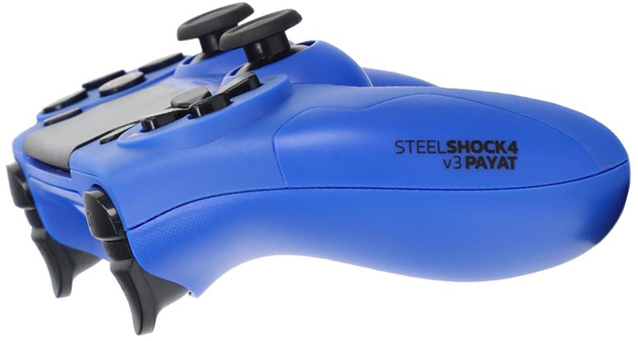 SteelDigi STEELSHOCK v3 Payat PS4 Controller Blue - вид збоку