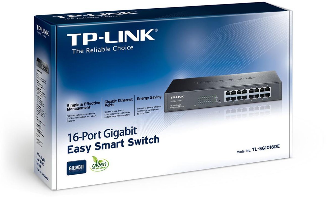 Комутатор TP-Link 16p TL-SG1016DE для стійки. Застосування продукту: