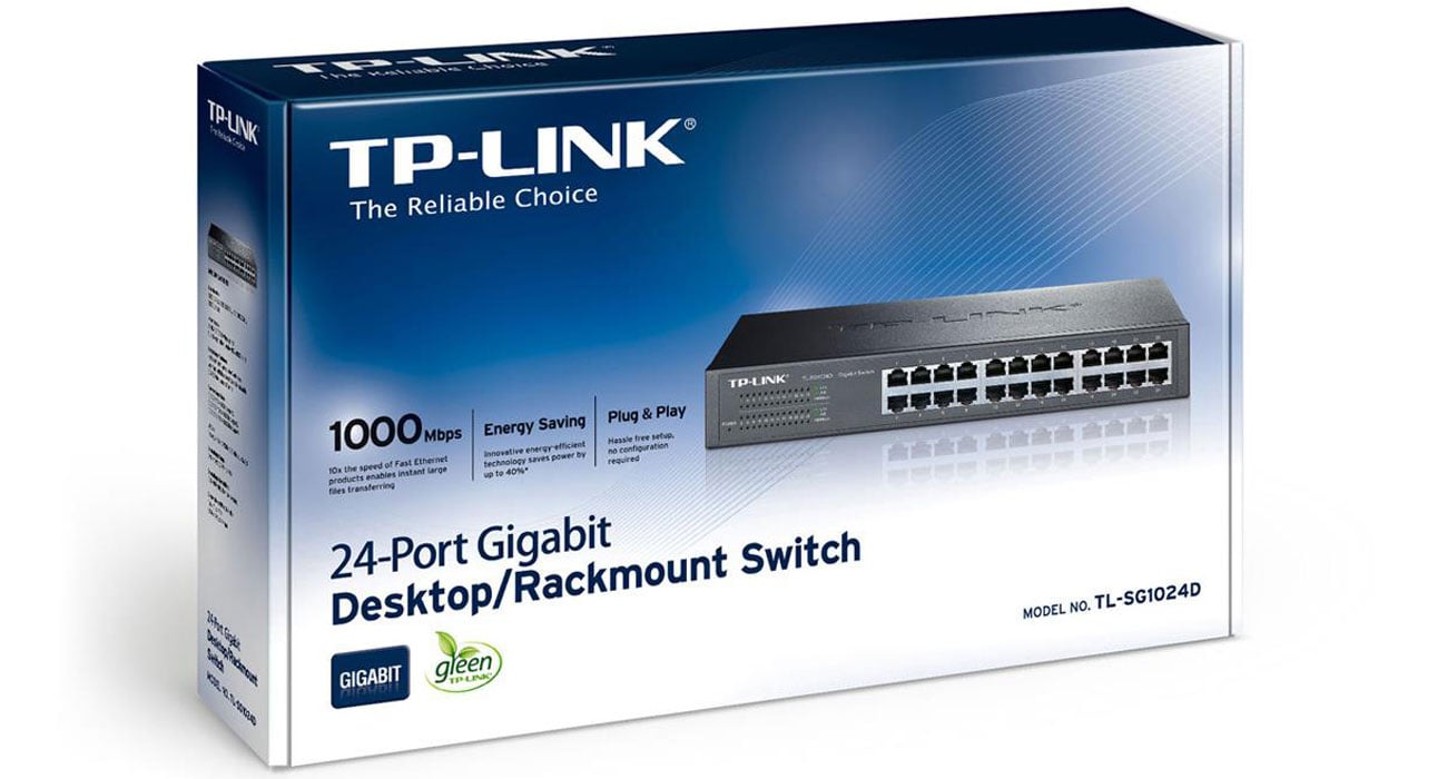 Коммутатор TP-Link 24p TL-SF1024D Rack 13 Application