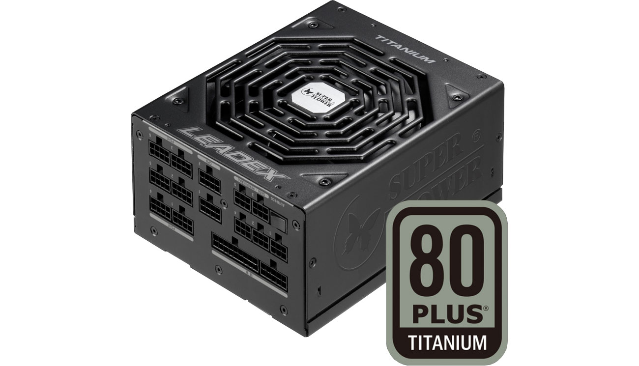 Компьютерный блок питания Super Flower Leadex 1600W 80 Plus Titanium SF-1600F14HT(BK)