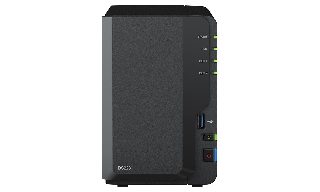 Вид спереди Synology DS223